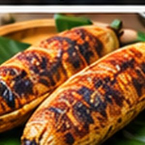 Bole (Roasted Plantain with fish)
