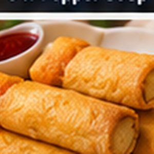 Spring Roll With Sauce